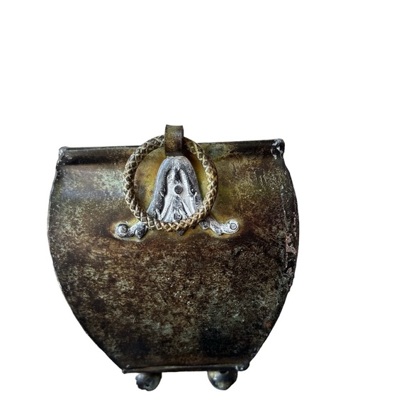 Brass Ornate Decorative Planter Vintage - Picture 3 of 7